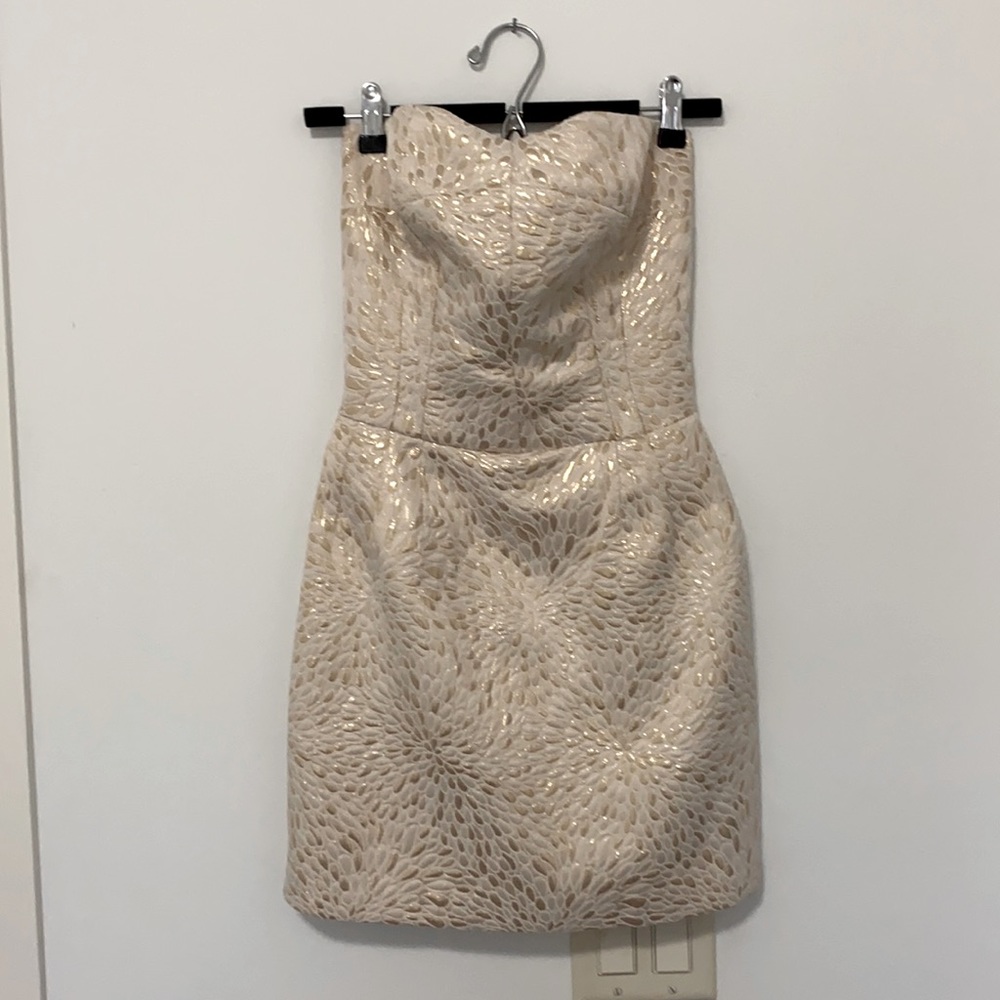 Designer bustier dress